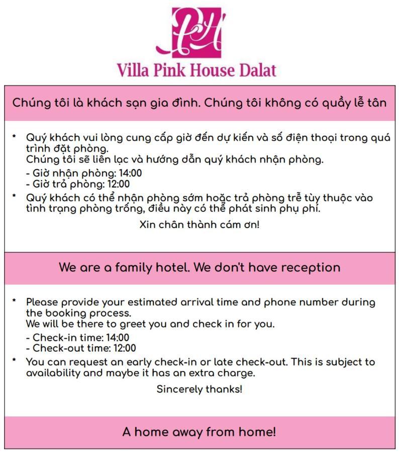 Villa Pink House Da Lat Esterno foto